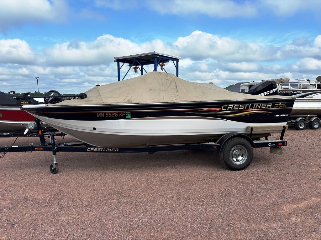 Crestliner 1850 Sportfish  Versatile Fish  Family Aluminum Rig 2007