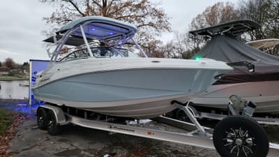 BOATZON | Crownline 240 Finseeker DC w 300 HP DTS Mercury Outboard  Aluminum Trailer 2025