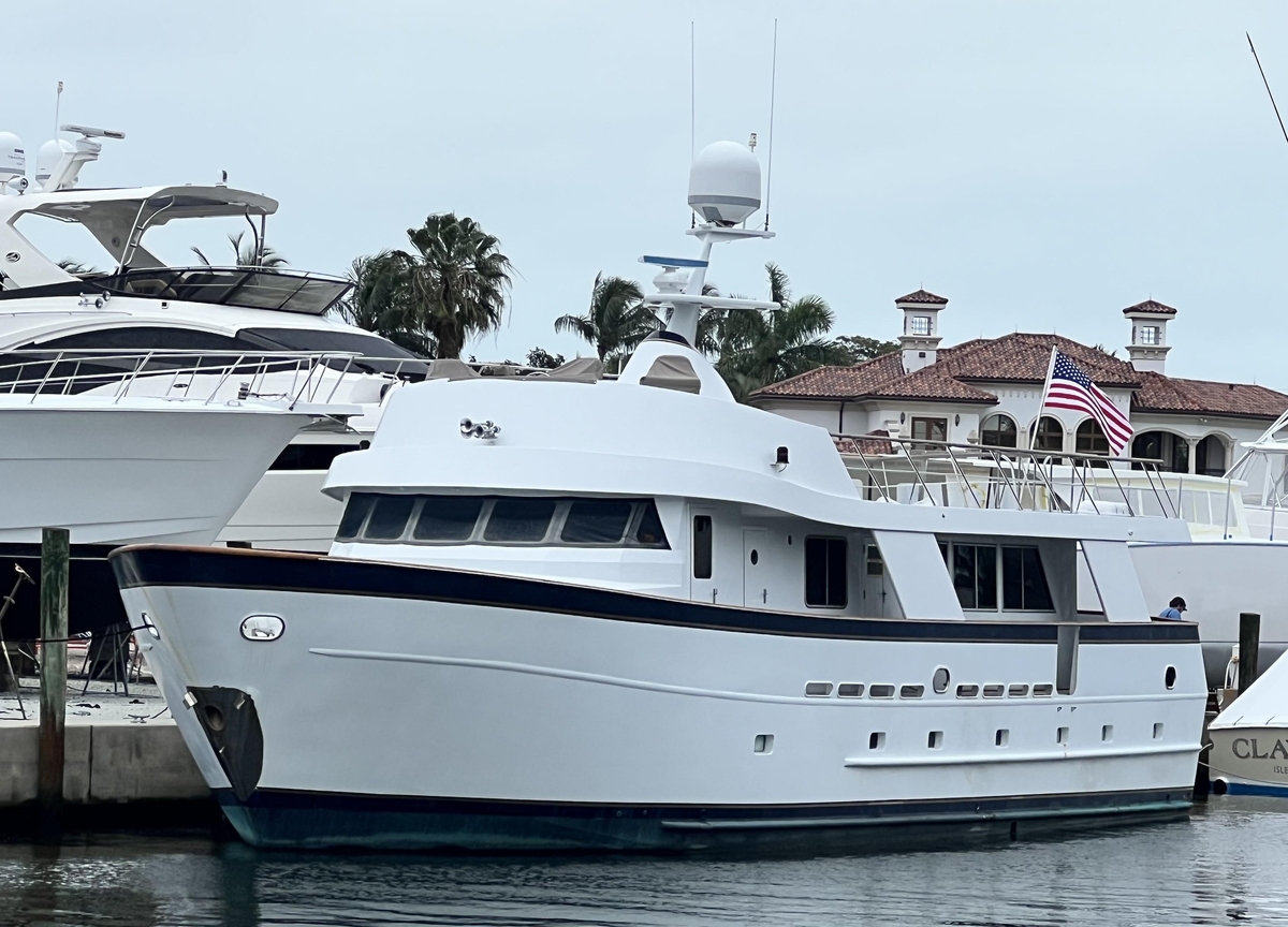 1988  Custom Steel Motor Yacht - Sold Boat
