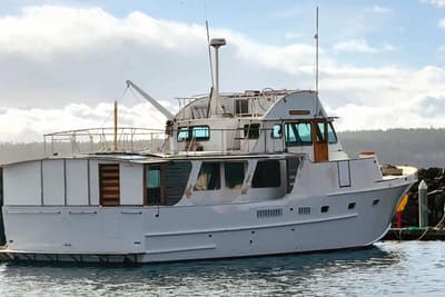 BOATZON | DeFever 60 Raised Pilothouse Trawler 1973