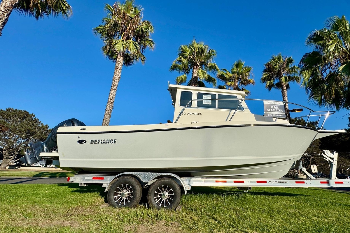 2025 Defiance Admiral 250 EX - Sold Boat