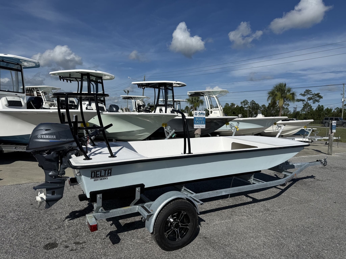 2027 Delta Boatworks DDB 1550 WITH YAM 25HP AND GALV TRAILER - Sold Boat