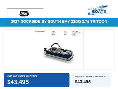 BOATZON | Dockside By South Bay 22 DQ 275 Tritoon 2027