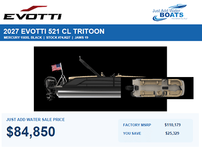 BOATZON | Evotti 521 CL Tritoon 2027 BOATZON | Evotti 521 CL Tritoon 2027