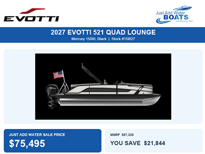 BOATZON | Evotti 521 QL Tritoon 2027