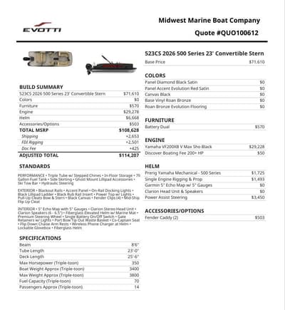 BOATZON | Evotti 523 CS 2026