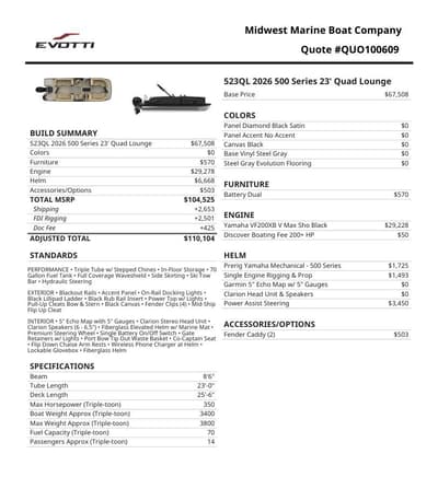 BOATZON | Evotti 523 QL 2026