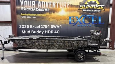 BOATZON | Excel 1754 Shallow Water WMud Buddy HDR 40 2026