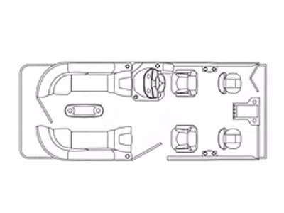 BOATZON | Flagship Pontoons D22 RF Triple 2026
