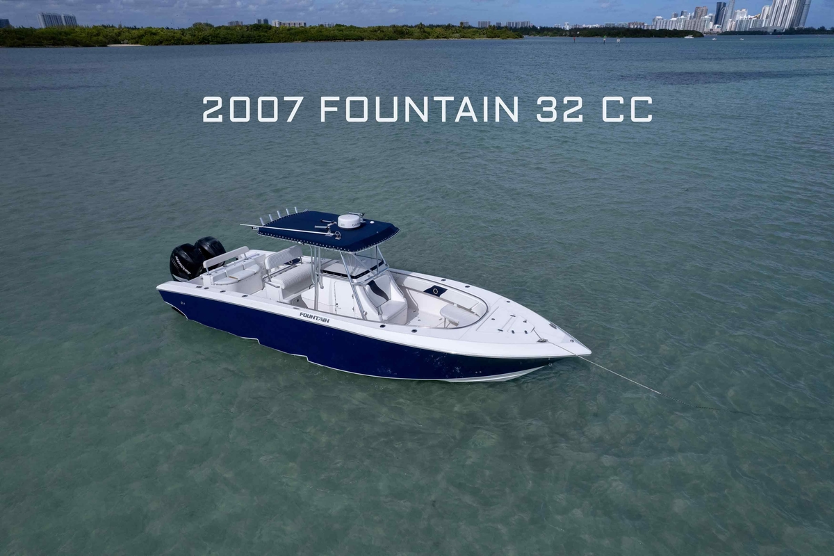 2007 Fountain 32 Center Console - Sold Boat