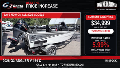 BOATZON | G3 Boats Angler V 164 C 2026