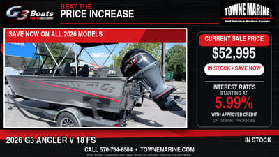 BOATZON | G3 Boats Angler V 18 FS 2026