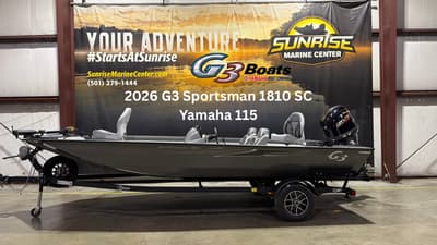 BOATZON | G3 Boats Sportsman 1810 SC w Yamaha 115 2026