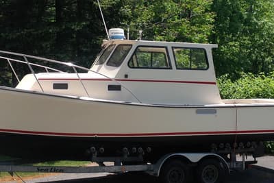 BOATZON | General Marine Blue Water 26 Classic Downeast Boat 1998