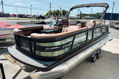 BOATZON | Godfrey AquaPatio 23 Flip Lounge Tritoon  235 SFLC 2025