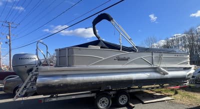 BOATZON | Godfrey Pontoon Boats Sweetwater 240 Fish 2014