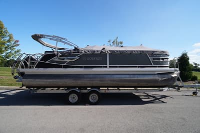 BOATZON | Godfrey Pontoons AquaPatio 235 DFLC iMPACT  29 in Center Tube 2022