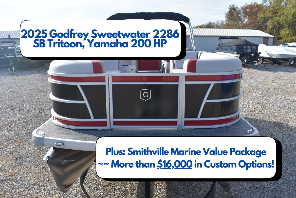 2025 Godfrey SWEETWATER 2286 SB TRITOON - Sold Boat