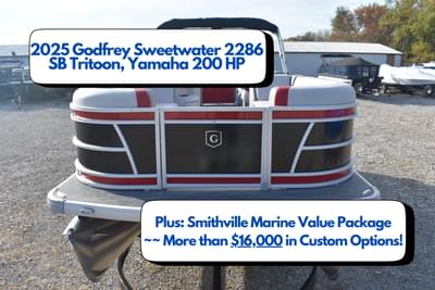 BOATZON | Godfrey SWEETWATER 2286 SB TRITOON 2025