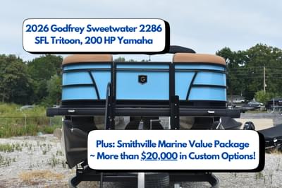 BOATZON | Godfrey Sweetwater 2286 SFL Tritoon 2026