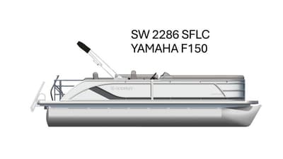 BOATZON | Godfrey - Sweetwater Sweetwater 2286 SFLC 27 iMPACT Center Tube Package 2026