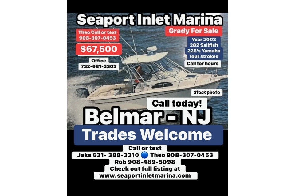 2003 GradyWhite Sailfish 282 - Sold Boat