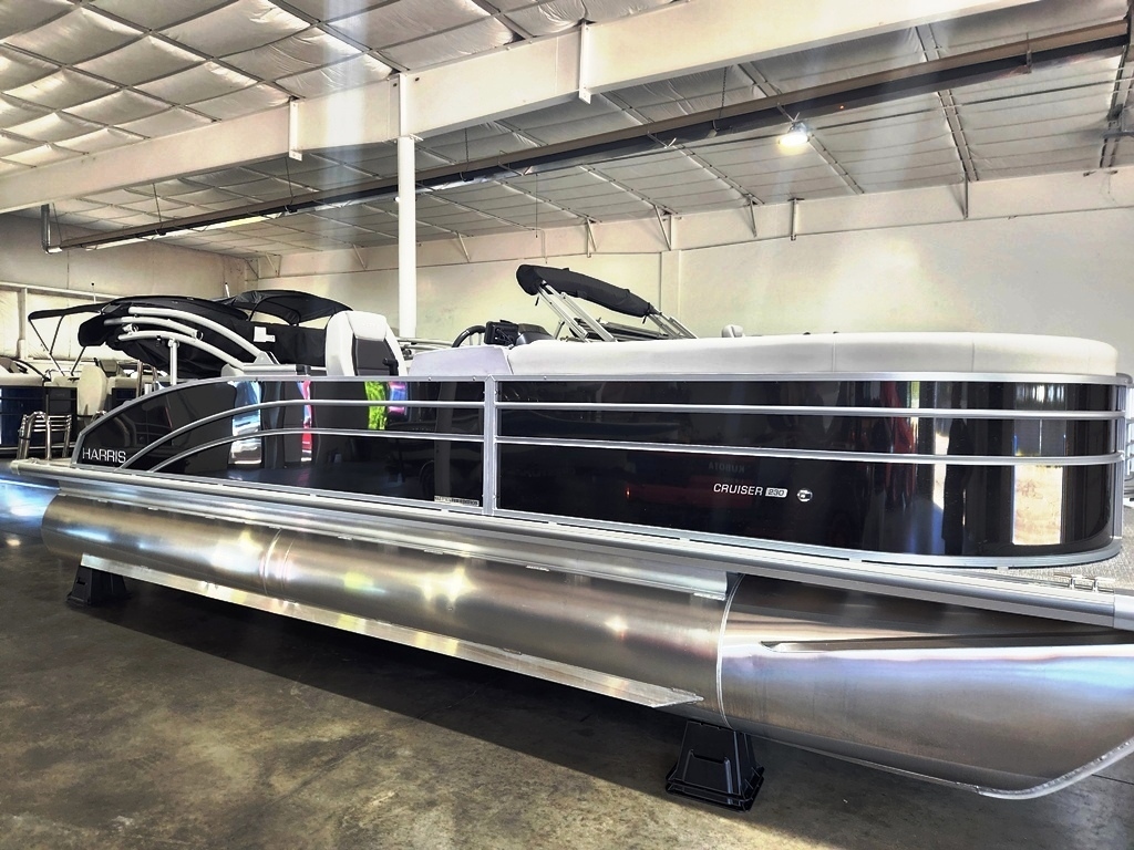 2025 Harris Harris Cruiser 230 SLDH TriToon w150 4Stroke DEALER DEMO Comfort Performance Value 2025 - Sold Boat