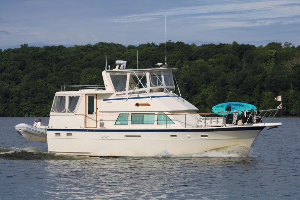 1985 Hatteras 43 Motor Yacht - Sold Boat