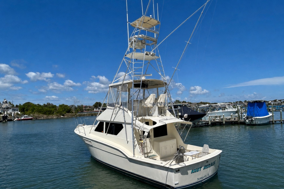 1989 Hatteras 45 Convertible - Sold Boat