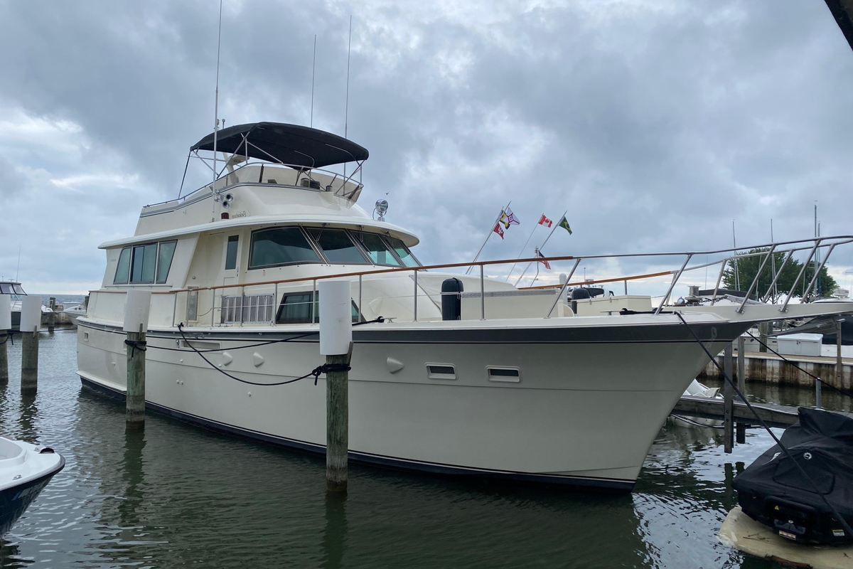 1983 Hatteras 53 Extended Deckhouse Motor Yacht - Sold Boat