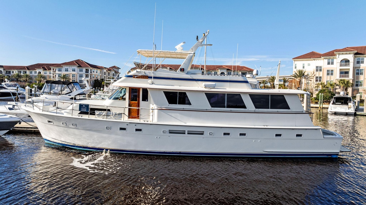 1987 Hatteras 68 Cockpit Motor Yacht - Sold Boat