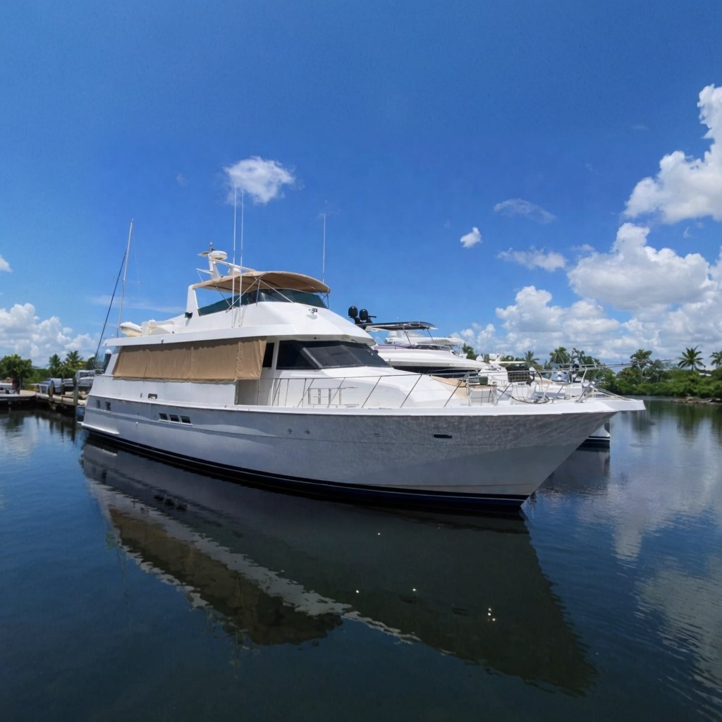 1991 Hatteras 70 Cockpit Motor Yacht - Sold Boat