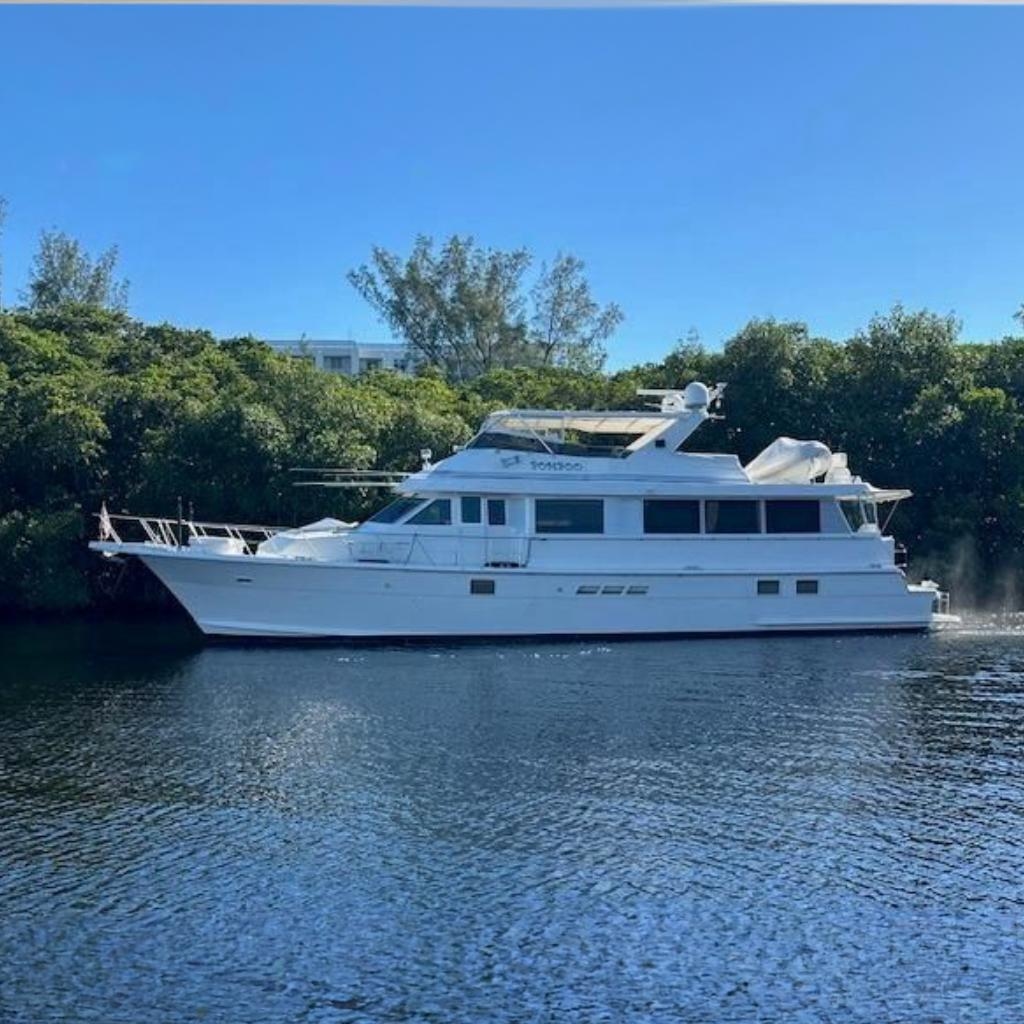 1998 Hatteras 70 Cockpit Motor Yacht - Sold Boat
