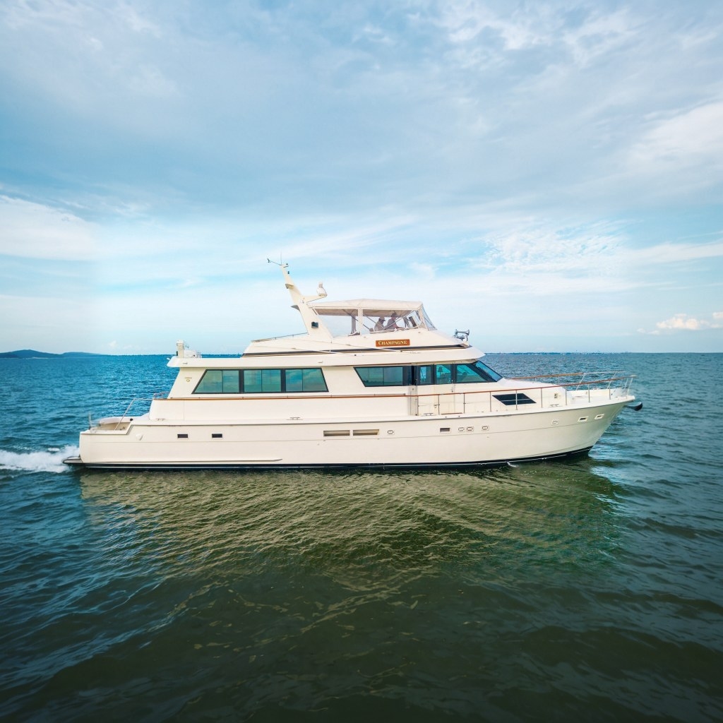 1989 Hatteras 74 Cockpit Motor Yacht - Sold Boat