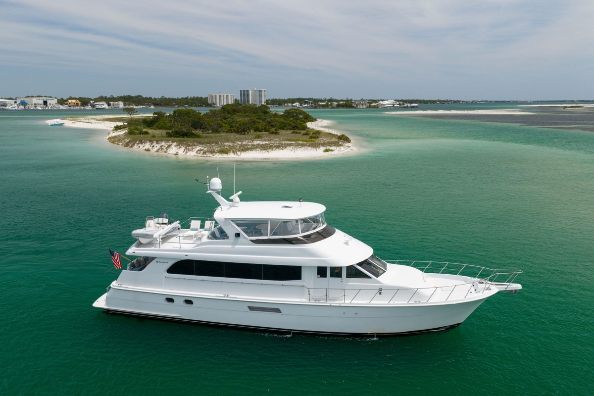 2004 Hatteras 75 Sport Deck Motor Yacht - Sold Boat