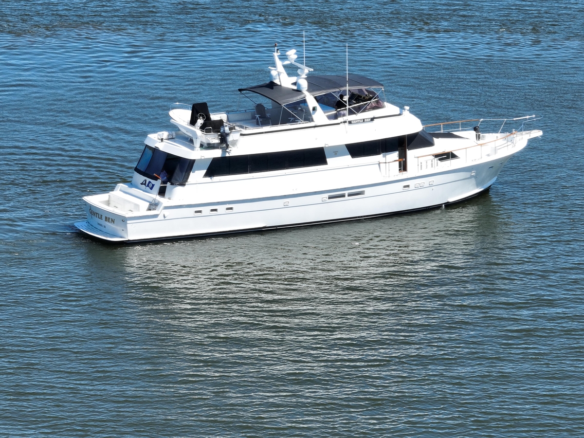 1989 Hatteras 80 Cockpit Motor Yacht - Sold Boat