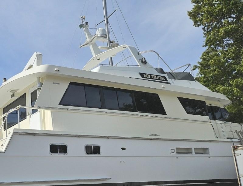 1991 Hatteras Cockpit Motor Yacht - Sold Boat