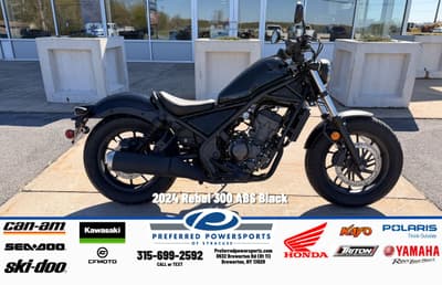 BOATZON | Honda Rebel 300 ABS Black 2024