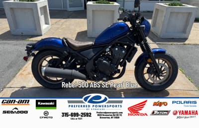 BOATZON | Honda Rebel 500 ABS SE Pearl Blue 2026