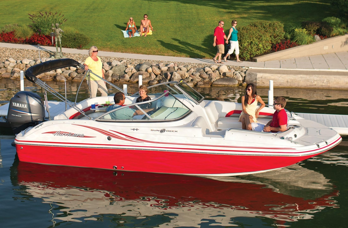 2013 Hurricane SunDeck 217 OB - Sold Boat