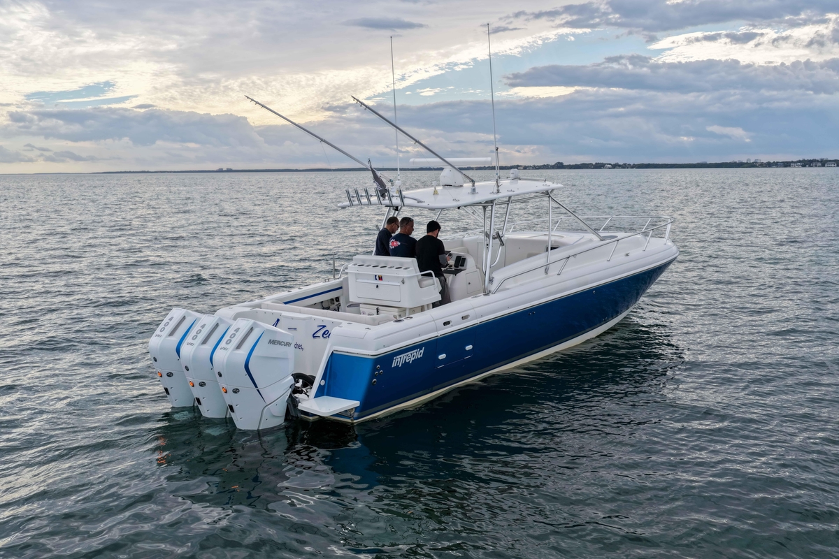 2003 Intrepid 377 Walkaround - Sold Boat