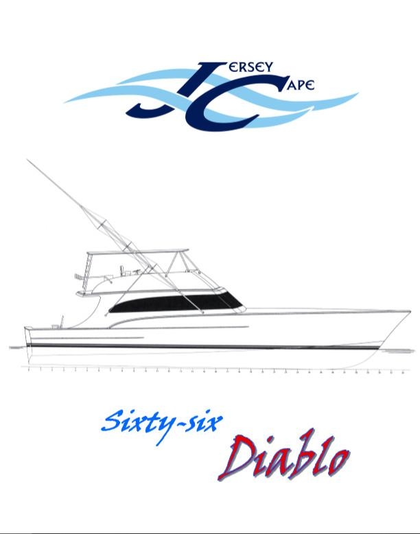 2025 Jersey Cape 66 Diablo Jersey Cape Custom - Sold Boat