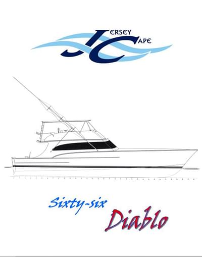 BOATZON | Jersey Cape 66 Diablo Jersey Cape Custom 2025