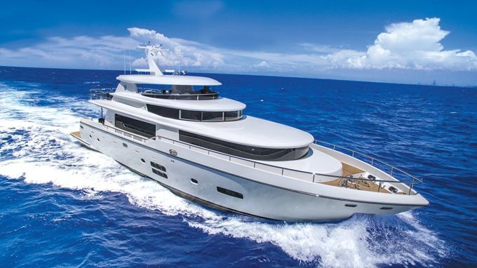 2026 Johnson Motor Yacht w/Open Flybridge - Sold Boat