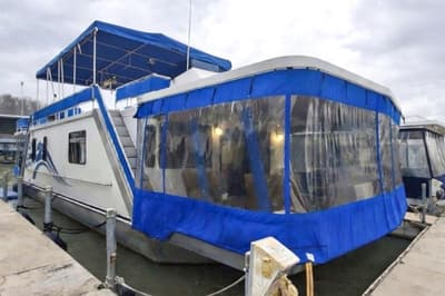 BOATZON | Lakeview 66 x 16 Widebody Houseboat 1996