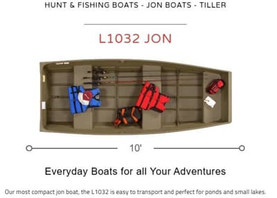 BOATZON | Lowe Boats L1032 Jon 2027