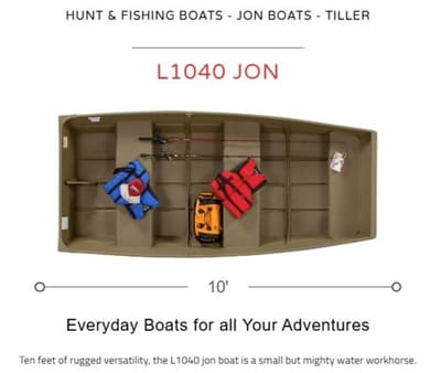 BOATZON | Lowe Boats L1040 Jon 2027