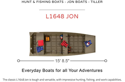 BOATZON | Lowe Boats L1648 Jon 2027