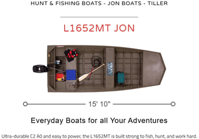 BOATZON | Lowe Boats L1652MT Jon Tiller 2027