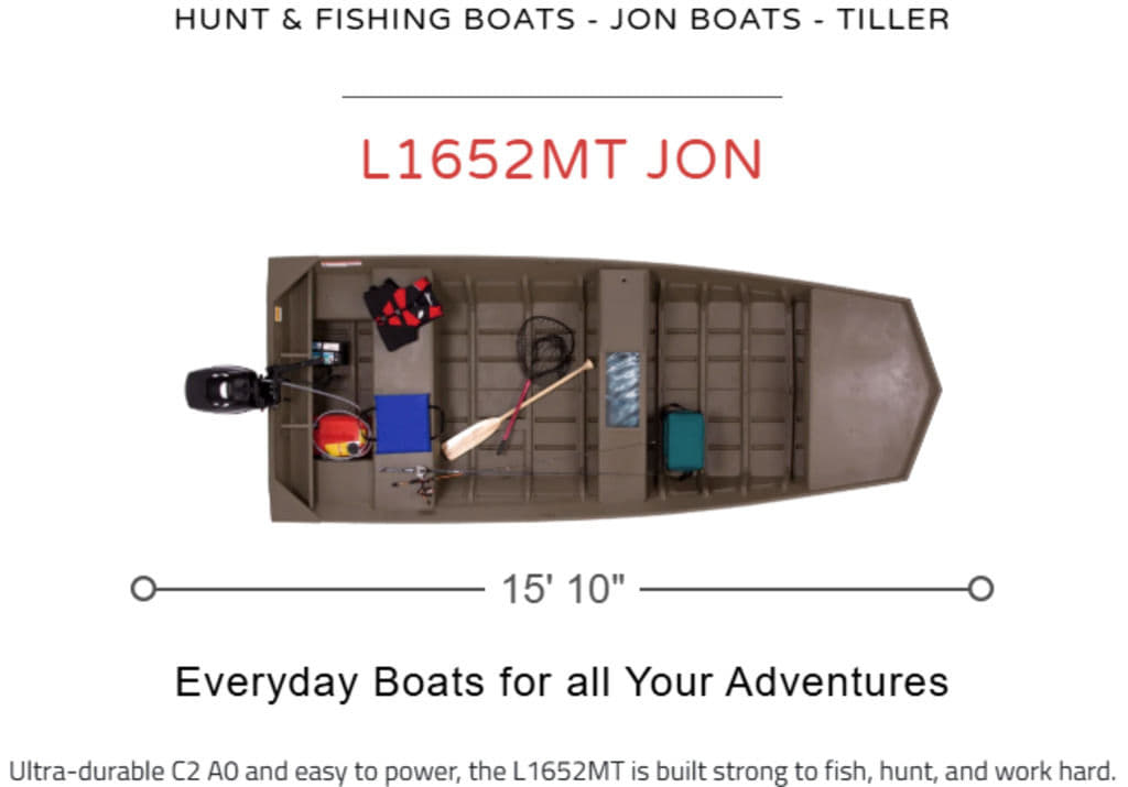 Lowe Boats L1652MT Jon Tiller 2027